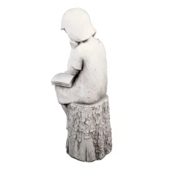 Summer Reading Girl 86cm Stone Resin Garden Statue