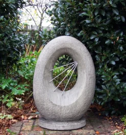 Sunblast Contemporary Stone Garden Sculpture