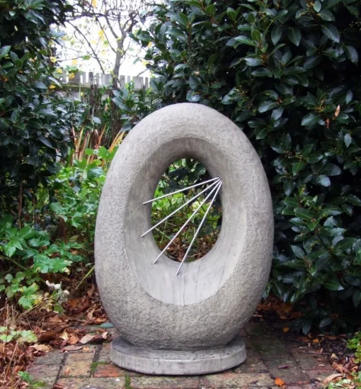 Sunblast Contemporary Stone Garden Sculpture