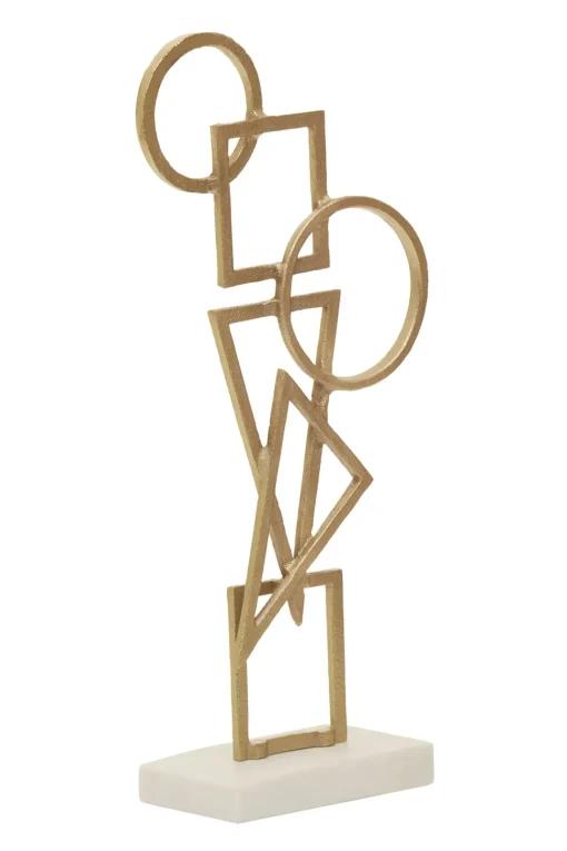 Symbol Ascent 47cm Gold Metal Indoor Sculpture