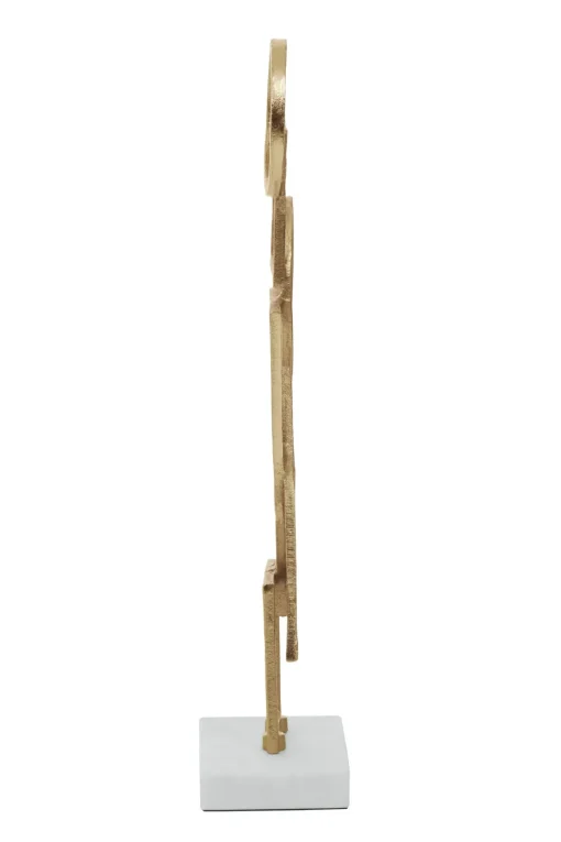 Symbol Ascent 47cm Gold Metal Indoor Sculpture