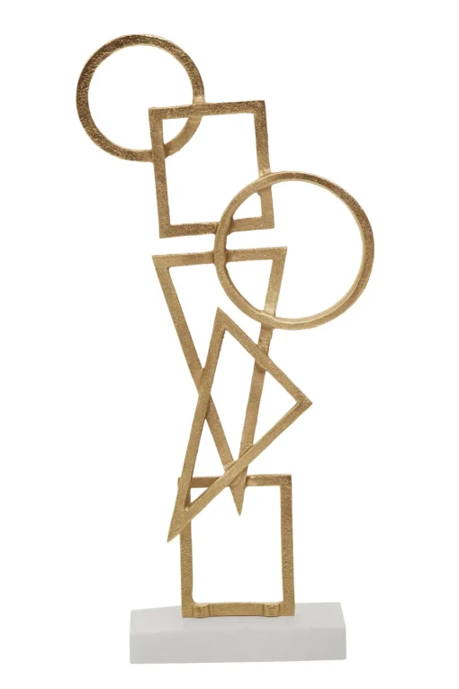 Symbol Ascent 47cm Gold Metal Indoor Sculpture
