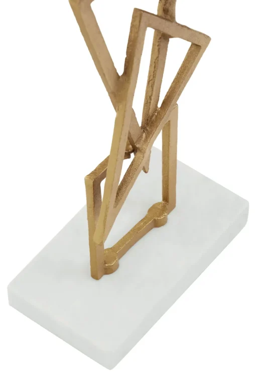 Symbol Ascent 47cm Gold Metal Indoor Sculpture