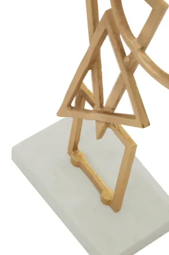 Symbol Ascent 47cm Gold Metal Indoor Sculpture