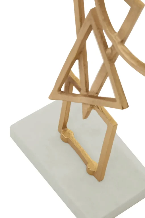 Symbol Ascent 47cm Gold Metal Indoor Sculpture