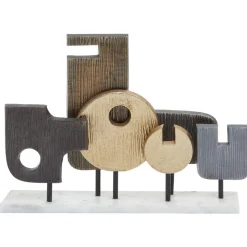 Symbolic 34cm Metal Indoor Sculpture