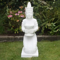 Thai Princess 85cm Marble Resin Garden Ornament