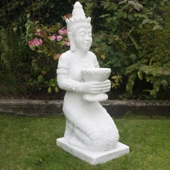 Thai Princess 85cm Marble Resin Garden Ornament