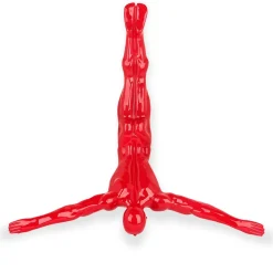 The Diver 55cm Red Resin Wall Sculpture