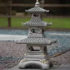 Three Tier Japanese Pagoda Stone Garden Ornament