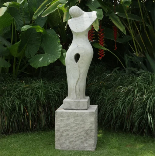 Timeless Contemporary Stone Garden Sculpture