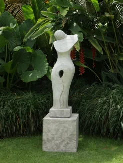Timeless Contemporary Stone Garden Sculpture