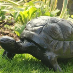 Tortoise Bronze Metal Garden Ornament