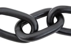 Triple Link 5cm Black Metal Indoor Sculpture
