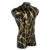 Valiant Torso 50cm Black Resin Indoor Sculpture