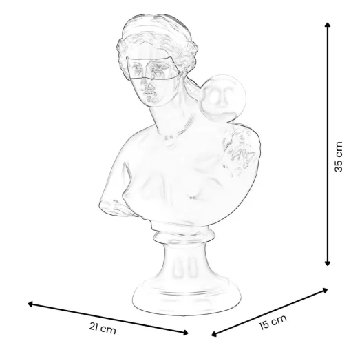 Venus Love 35cm Pink Resin Indoor Sculpture