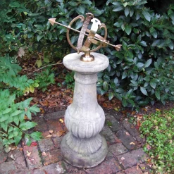 Victorian Armillary Stone Garden Sundial