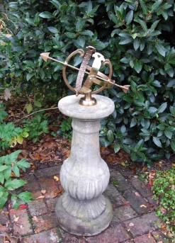 Victorian Armillary Stone Garden Sundial
