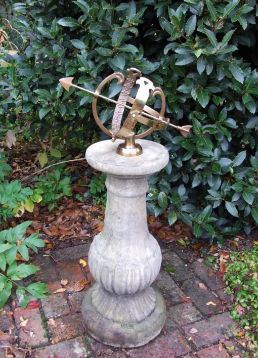 Victorian Armillary Stone Garden Sundial