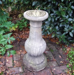 Victorian Brass Stone Garden Sundial