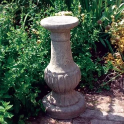 Victorian Column Stone Garden Pedestal