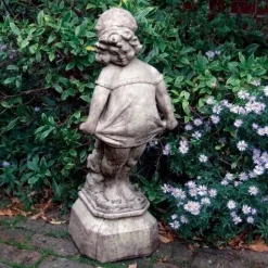 Victorian Girl 80cm Stone Garden Statue