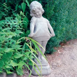 Victorian Girl 58cm Stone Garden Statue