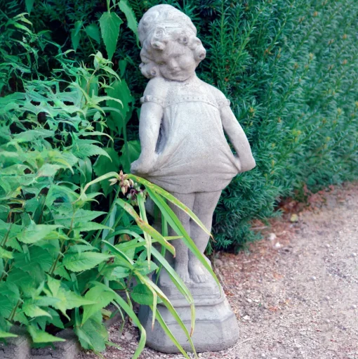 Victorian Girl 58cm Stone Garden Statue