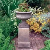 Victorian Urn on Pedestal Stone Garden Planter