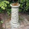 Vine Aged Brass Stone Garden Sundial