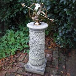 Vine Armillary Stone Garden Sundial