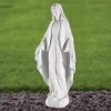 Virgin Mary 60cm Marble Resin Garden Statue