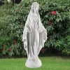 Virgin Mary 97cm Marble Resin Garden Statue