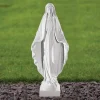 Virgin Mary 41cm Marble Resin Garden Statue