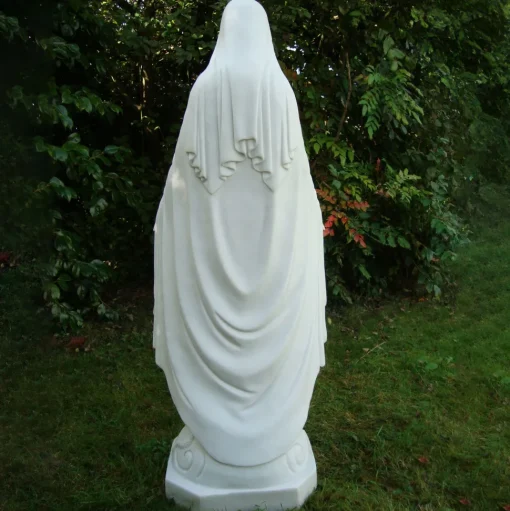 Virgin Mary 85cm Marble Resin Garden Statue