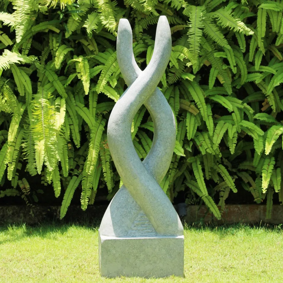 Visage Contemporary Stone Garden Sculpture