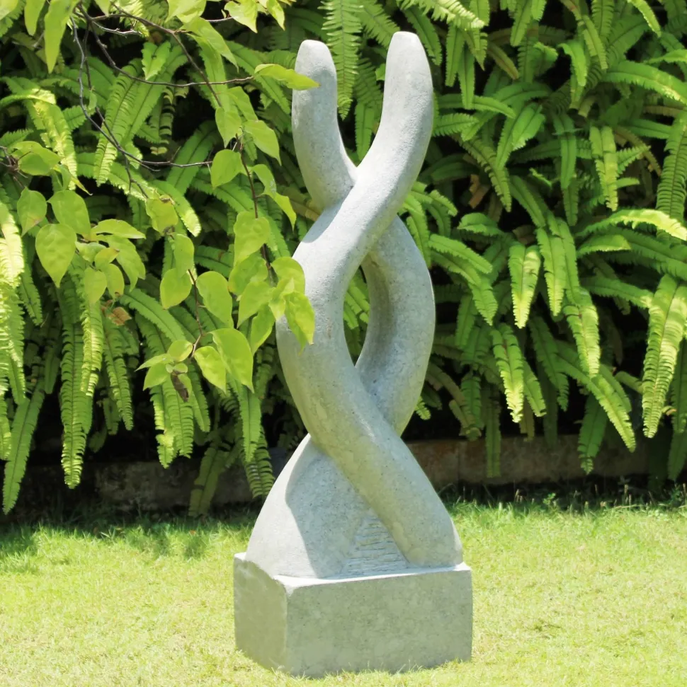 Visage Contemporary Stone Garden Sculpture