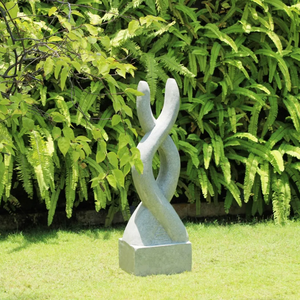 Visage Contemporary Stone Garden Sculpture