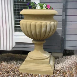 Waddeston Urn Stone Garden Planter