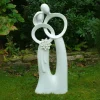 Wedding Bliss 85cm Marble Resin Garden Statue