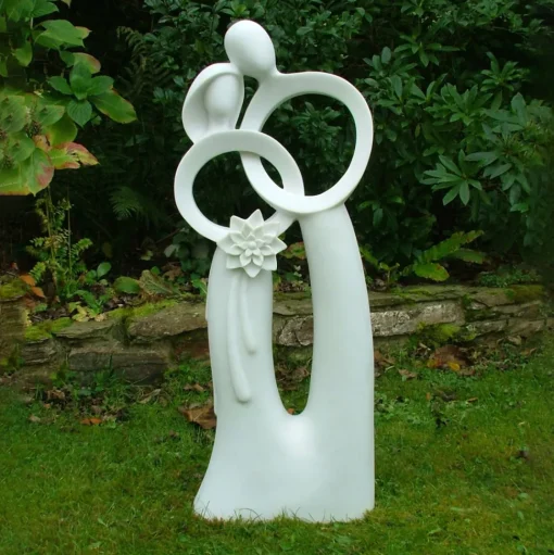 Wedding Bliss 85cm Marble Resin Garden Statue
