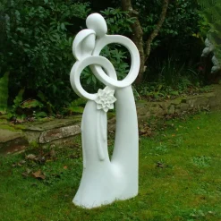 Wedding Bliss 85cm Marble Resin Garden Statue