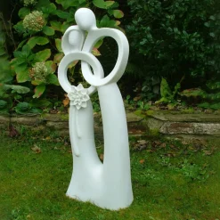 Wedding Bliss 85cm Marble Resin Garden Statue