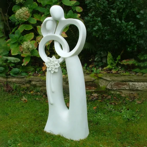 Wedding Bliss 85cm Marble Resin Garden Statue