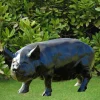 Wild Pig Bronze Metal Garden Statue