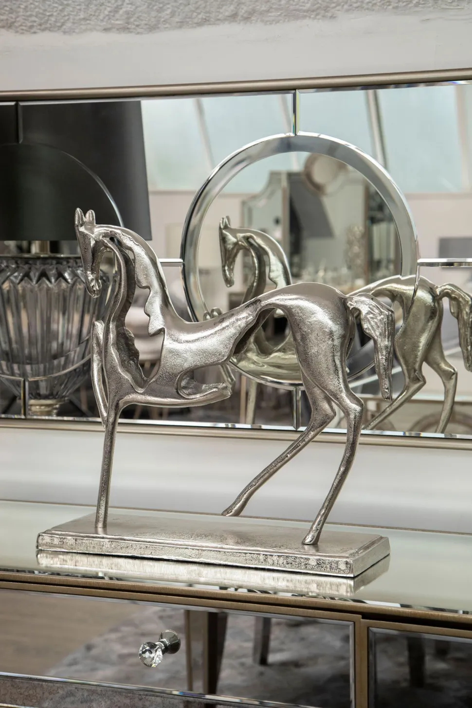 Wildheart Horse 48cm Metal Indoor Statue