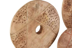 Woodland Disc 52cm Wood Indoor Sculpture