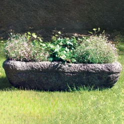 Woodland Plant Trough Stone Garden Planter