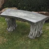 Woodlands Design Stone Garden Bench