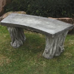 Woodlands Design Stone Garden Bench